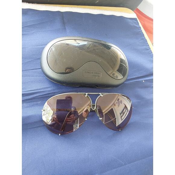 Porsche Design Carrera Aviator Sunglasses 5621 Austria Case & 1 extra Lens set - Picture 8 of 12